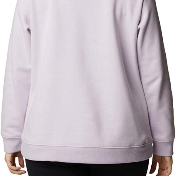 🆕Columbia Women's Logo Hoodie, Large - Pale Lilac, Brand NEW, Authentic, NWT - Picture 6 of 6